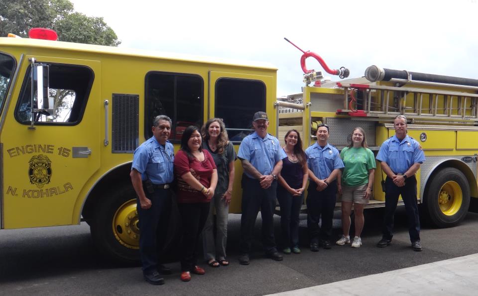 North Kohala Fire Department Visit