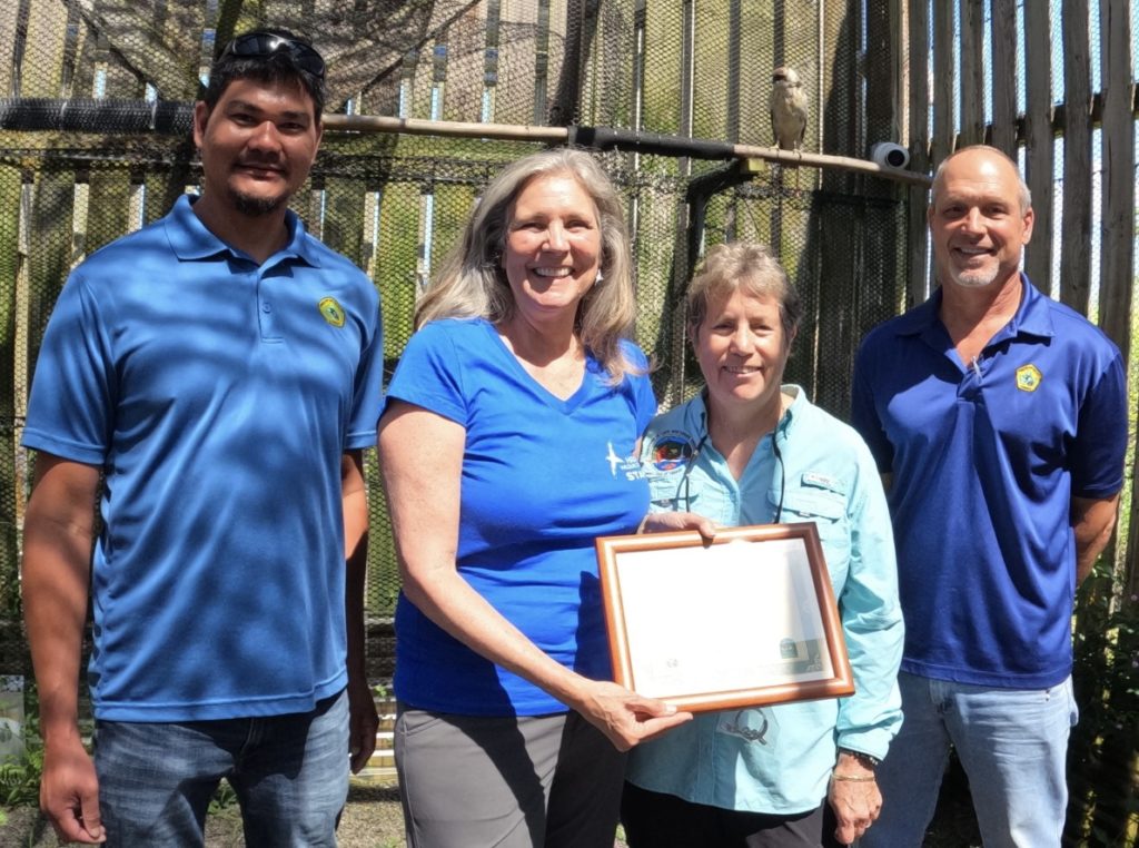 HWC is presented with DLNR Award